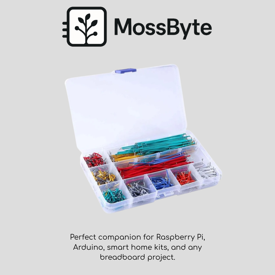 MossByte Breadboard Wiring Pack — 140/560/840pcs for All DIY Builds