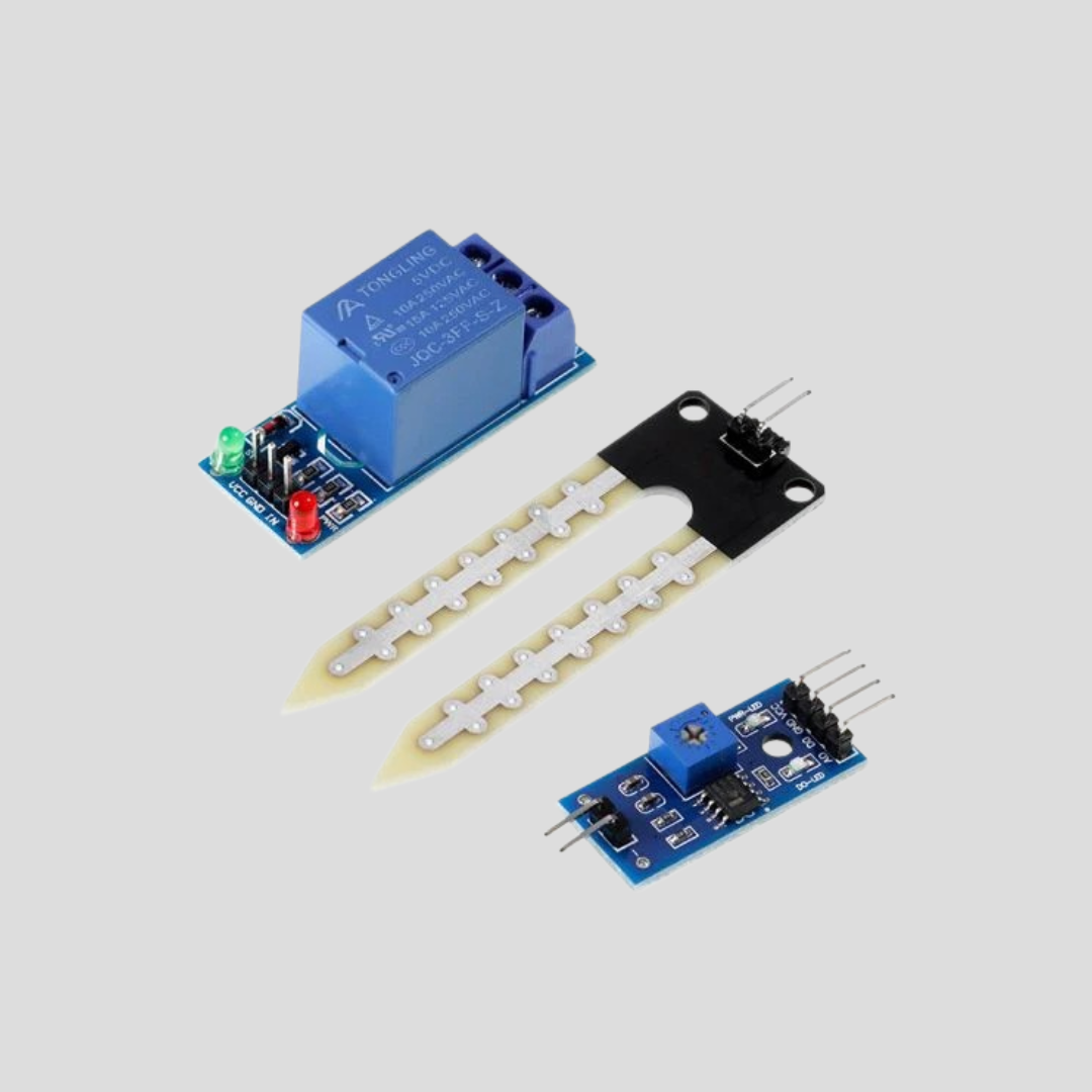MossByte DIY Smart Irrigation Kit with Soil Moisture Sensor