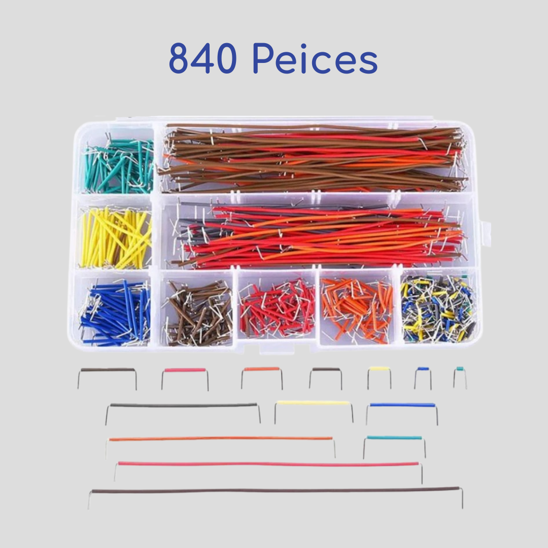 MossByte Breadboard Wiring Pack — 140/560/840pcs for All DIY Builds