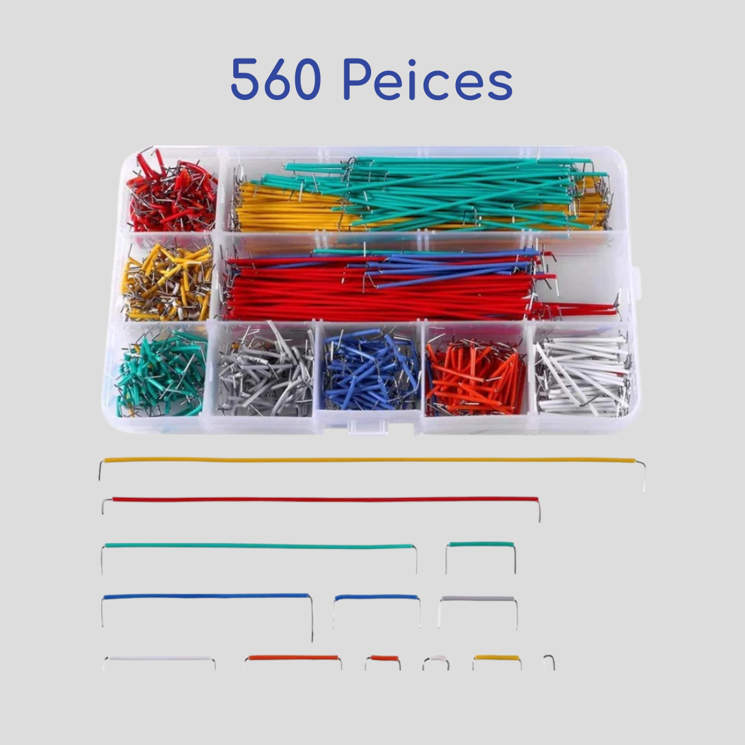 MossByte Breadboard Wiring Pack — 140/560/840pcs for All DIY Builds