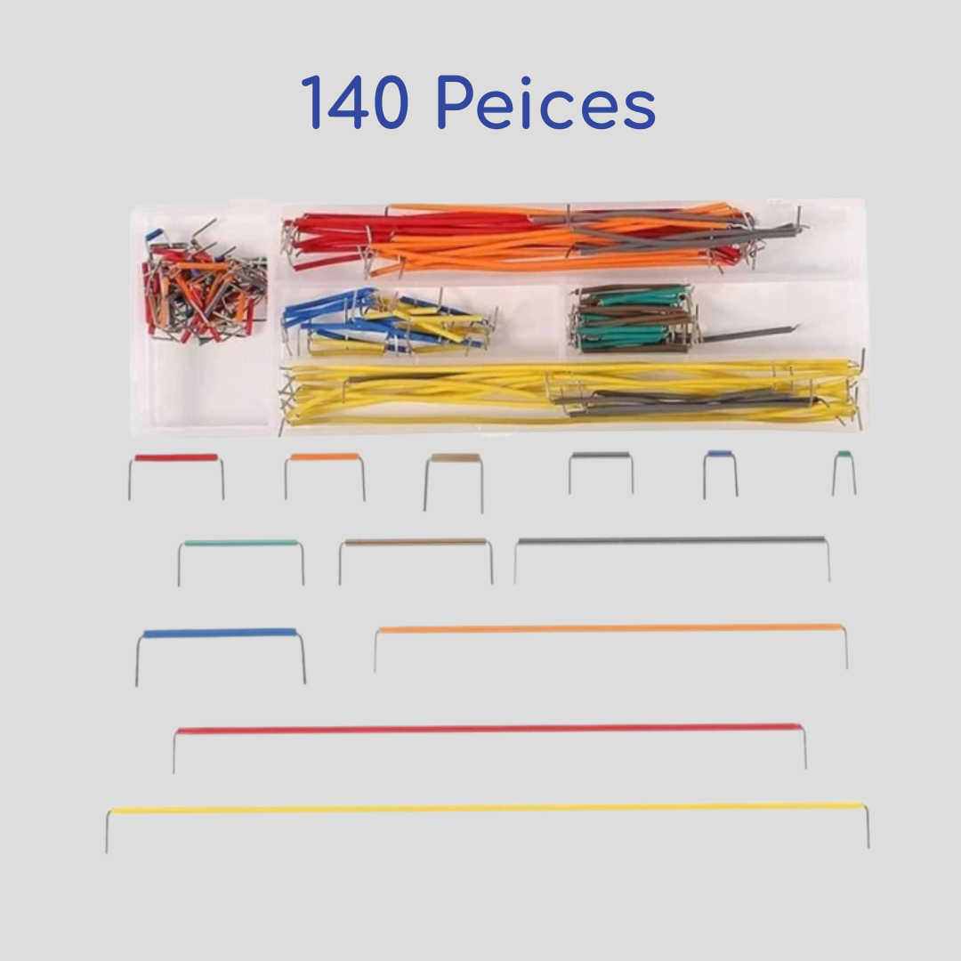 MossByte Breadboard Wiring Pack — 140/560/840pcs for All DIY Builds